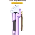 thumbnail image 3 of case for Z Flip 5 Case with Ring - Hinge Protection, Galaxy Z Flip 5 Case Built-in Screen Protector - Magnetic Hinge Protective Phone Case for Galaxy Z Flip 5, Dreamy Purple, 3 of 14