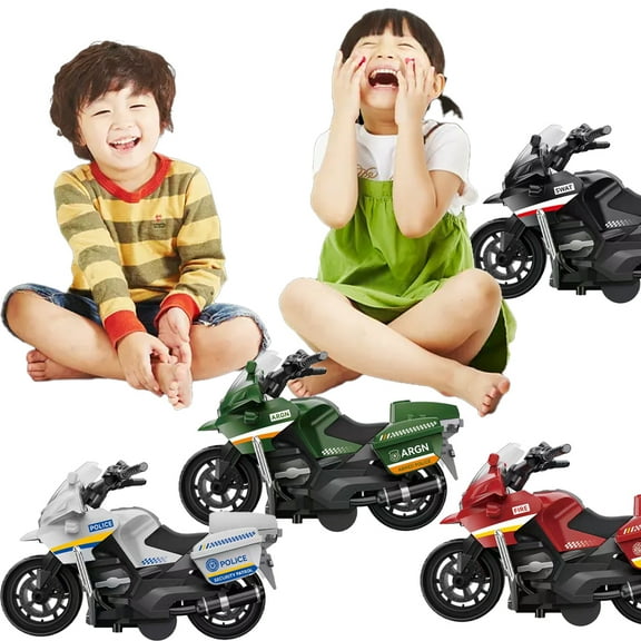 Esaierr Kids Baby Toys Motorcycle,Toddlers Mini Motorcycles Toys for Kids Simulation Motorcycle Pull Back Model Toys