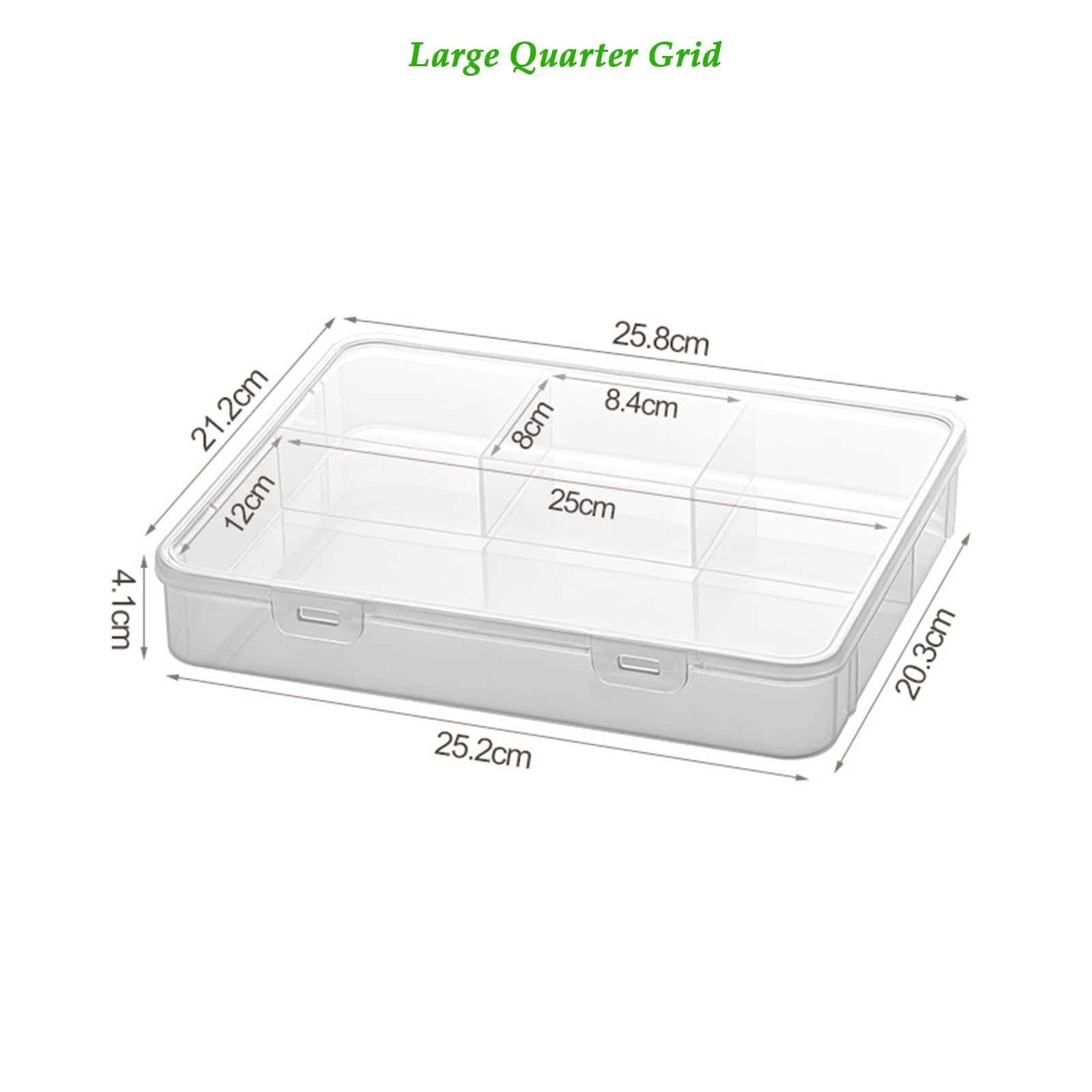 Extra Large Capacity Plastic Pencil Box, Stackable Clear Storage Organizer for Desk, Office Supplies Storage Box for Pens, Markers, Erasers and Art Supplies