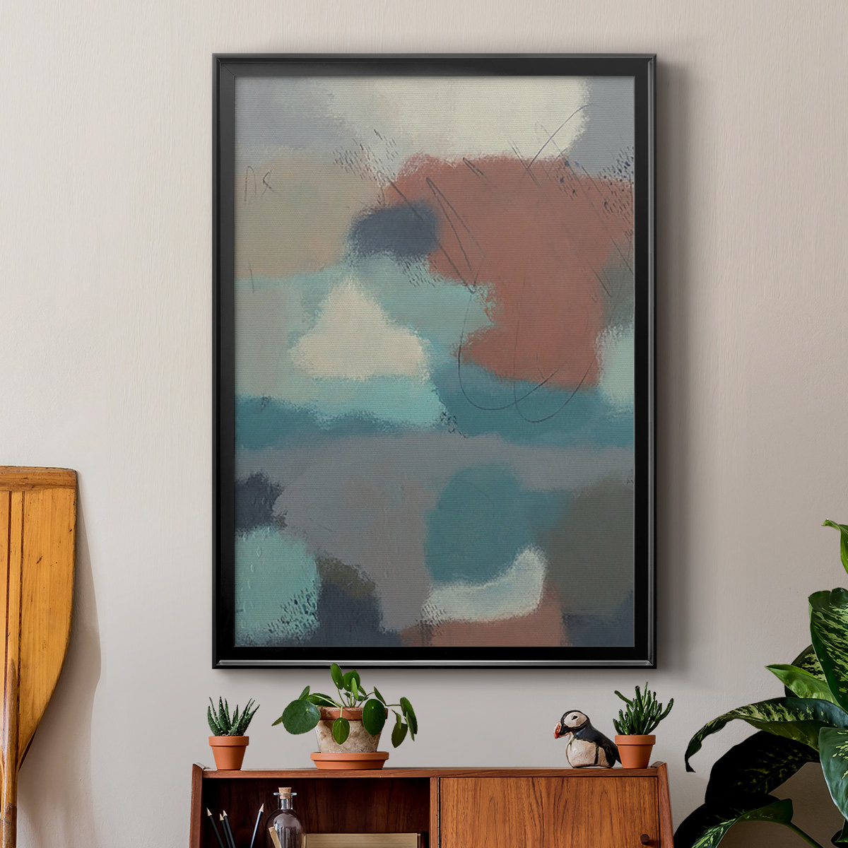 Floating By I Premium Framed Print, in Gold, Black, or Silver - Ready to Hang