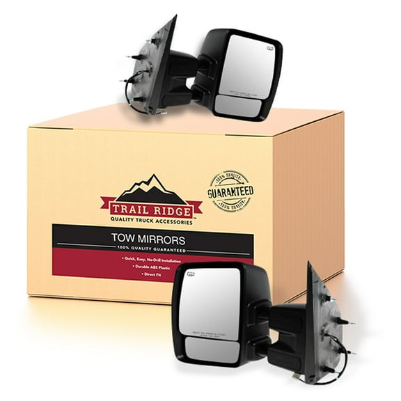 Trail Ridge Towing Mirror Power Heated Chrome Pair LH RH for NV 1500 2500 3500 TR00334 Fits select: 2012-2021 NISSAN NV