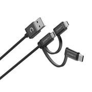 Cygnett CY3571COCAB Universal 3-in-1 Braided USB Charging Cable