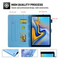 thumbnail image 4 of Dteck Flip Case for Samsung Galaxy Tab A7 Lite 8.7-inch 2021 Tablet models SM-T220 / T225, Cute Pattern PU Leather Folio Case Multi-angle Stand Cover with Card Slots,19 Blue Dog, 4 of 6