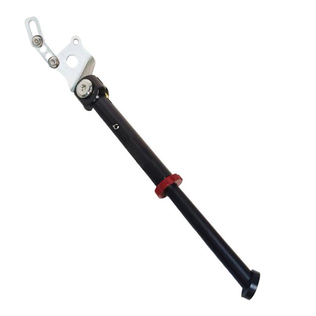 Adjustable Bike Kickstand Foot Support for 14 16 18 20 Inch Folding Bike Black(Screw Lever)