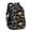 Dinosaur Skeleton Black, variant on Dinosaur and Volcano Green Pattern Backpack for School, Cute School Bag with Adjustable Shoulder Straps and Padded Back, 16.9"x12.6"x5.9"