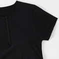 thumbnail image 5 of Yievot Two Piece Swimsuits for Women UPF50+ Sun Protection Quarter Zip Short Sleeve Rash Guard with Bottom Ladies Modest Bathing Suit, 5 of 5