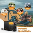 thumbnail image 6 of XHDATA D-808 Portable Shortwave Radio, FM/LW/MW/SW SSB AIR Band Digital Receiver with RDS, 500 Memories, 18650 Battery and Type-C Charging, 6 of 10