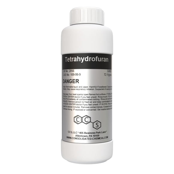 Solvente CCS Tetrahidrofurano THF 500 ml de alta pureza