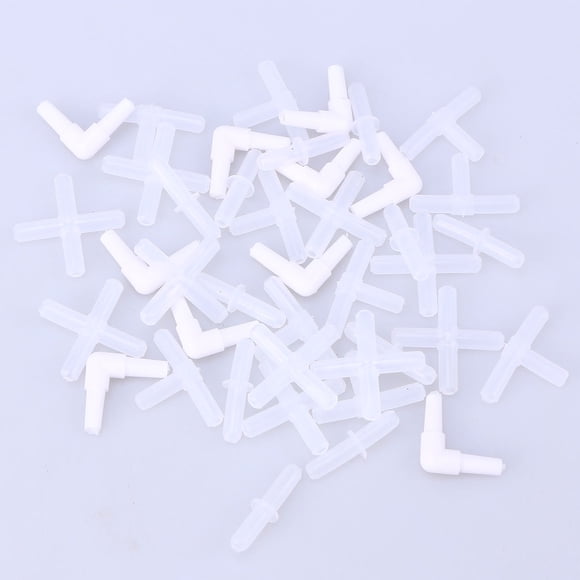 FOLOYORI 40Ud Conector Plástico Para Aire Acuario Recto Para Conectar Mangueras Estándar