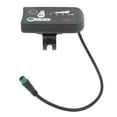 thumbnail image 1 of Pantalla LED, Medidor de Bicicleta Eléctrica M5 Conectores de conectores de conectores, Instrumento LCD para eBike, 500c Compatible con motor de Aciono Medio Bafang BBS01, 1 of 7