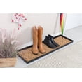 thumbnail image 5 of Natural & Recycled Rubber Boot Tray with Tan & Black Coir Insert, 5 of 13