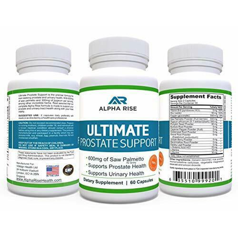 Prostate Supplement by Alpha Rise Prostate Health BESTSELLER
