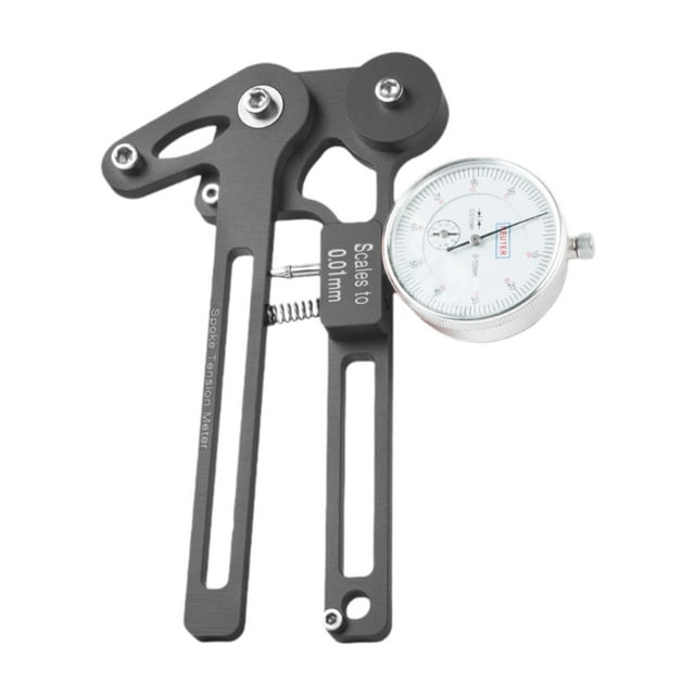 koolsoo Spoke Tension Meter Meter Wheel Tool for Repairing Measuring Black