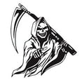 thumbnail image 1 of S SERENABLE Fashion Cool Pattern Car Sticker Halloween Decal for Auto Cars Trucks Black, 1 of 8