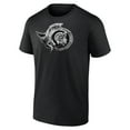 thumbnail image 2 of Men's Black Ottawa Senators Iced Out T-Shirt, 2 of 3