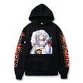thumbnail image 3 of Inuyasha Sesshomaru Hoodie Streetwear Long Sleeve Pullover Harajuku Anime Printed Casual Sweatshirt, 3 of 3