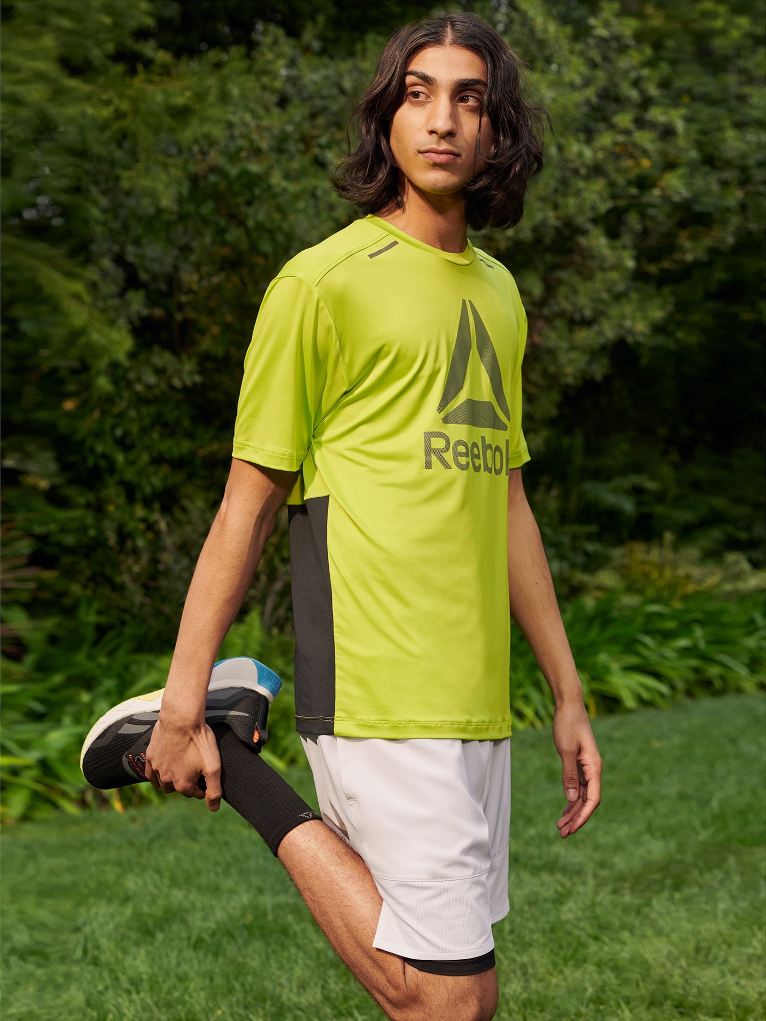 Reebok Men's and Big Men's Short Sleeve Performance T-Shirt, Up to Sizes 3XL