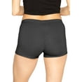 thumbnail image 3 of Stretch Is Comfort Women's Teamwear Cotton Stretch Booty Shorts| Adult Xsmall- Large, 3 of 5