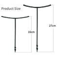 thumbnail image 4 of 2/4/8PCS Plastic Plant Support Pile Frame Greenhouse Arrangement Semicircle Fixed Rod Indoor Flower Plant Vine Climbing Bracket, 4 of 10