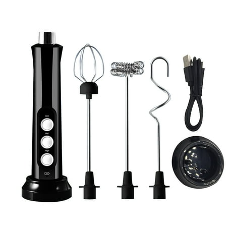 

Egg Beater Electric Adjustable Milk Foamer Handheld Detachable Blender Foamer Handheld for Kitchen Coffe Shop Hot