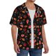 thumbnail image 2 of Fotbe BBQ Camisa Estampada de Manga Corta para Hombre, Casual de Verano, Estilo Playero, Sin Arrugas-X-Large, 2 of 5