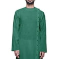 thumbnail image 4 of Atasi Full Sleeve Kurta For Boys Solid Asymmetrical Cut Designer Long Kurta, 4 of 7