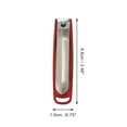 thumbnail image 4 of Unique Bargains 1 Set Durable Splash-Proof Nail Clippers Kit Toenail Clippers Red, 4 of 7