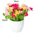 thumbnail image 5 of Ludlz Artificial Fake Flowers, Lifelike Plastic Flowers for Indoor Outside Hanging Planter UV Resistant Home Office Garden Wedding Sidewalk Trim Decor, 5 of 8