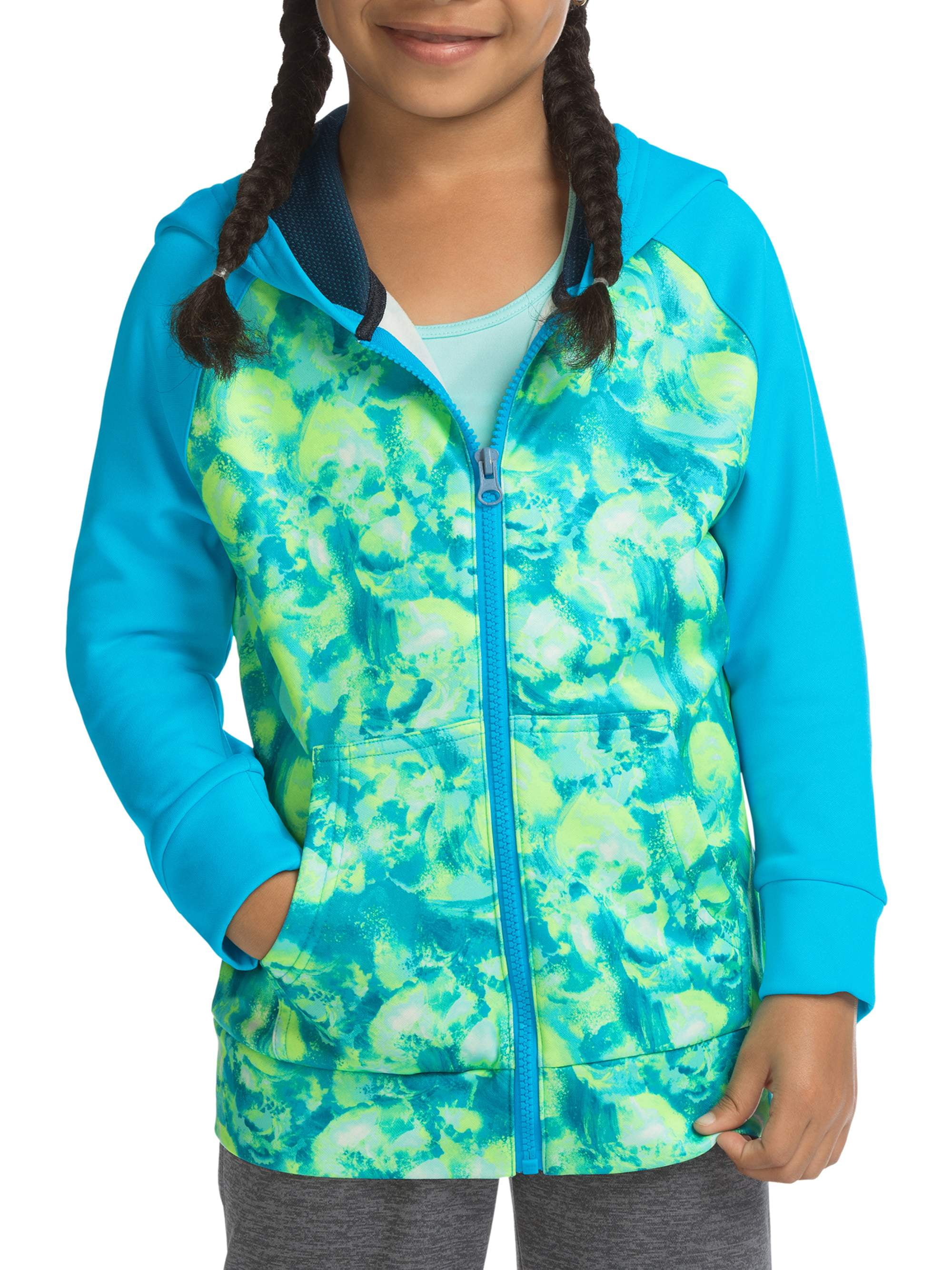 Hanes Sport Tech Fleece Full Zip Hooded Jacket (Little Girls & Big