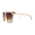thumbnail image 3 of Classic Hard OG Flat Top Mobster Horn Rim Sunglasses Beige Brown, 3 of 4