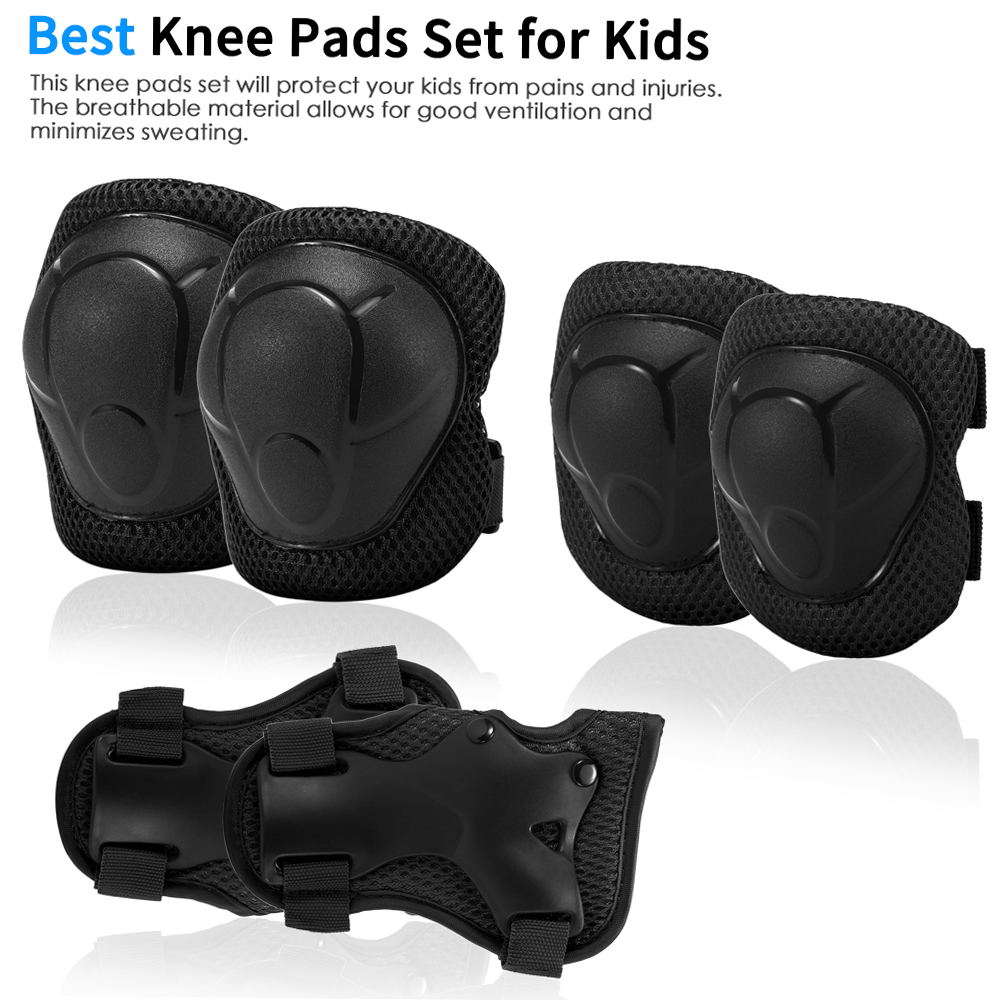 Protective Gear,Helmet Pads Kids 7 Knee Pads Adjustable Kids Set Adjustable 7 In 1 Pads Wrist Roller 1 Helmet And Pad Set 7 1 Zdhf Siuke Helmet Set Rookin Pad 6588