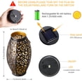 thumbnail image 3 of Solar Garden Lights, 2 Pieces OxyLED Solar Lights for Garden IP44 Waterproof Solar Lamp LED Decorative Lighting, Warm Colors, 3 of 5