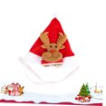 thumbnail image 4 of Minkissy 1Set Christmas Pet Hat Cat Costumes For Pets Red Cloth For Holiday Celebration, 4 of 8