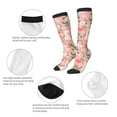 thumbnail image 3 of Sikiie Swan And Flowers3 Knee Socks, High Socks Long Stretchy Sock Women Knee High Stocking, Long Socks for Women, 3 of 6
