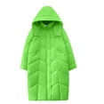 thumbnail image 4 of Black and Friday Best Selller Fayshow0 Women'S Down Jackets & Coats Women's Long Padded Winter Coat Padded Winter Coat Fashion Coat Green, 4 of 4