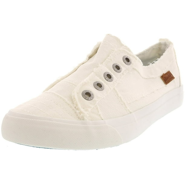 Blowfish Kids - Blowfish Women's Play Canvas White Smoked 16Oz Ankle-High Sneaker - 6M - Walmart