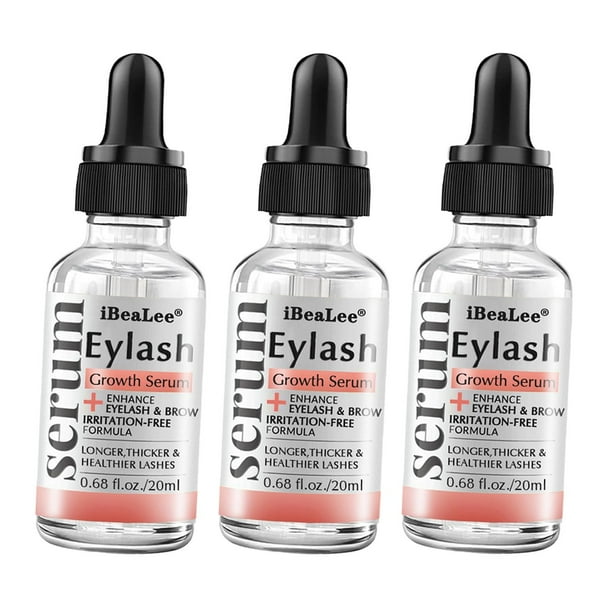3x Suero para el crecimiento de cejas y pestañas de 20ml, potenciador de pestañas y cejas que mejora el acondicionador de crecimiento líquido