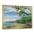 thumbnail image 3 of Designart 'Green Coast of The Baltic Sea' Nautical & Coastal Framed Canvas Wall Art Print, 3 of 5