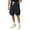 Black, variant on Cargo Shorts for Men Summer Casual Lightweight Breathable Elastic Waist Straight Leg Relaxed Fit Shorts with Pockets