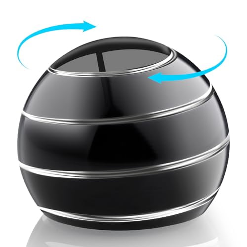 Fidget Spinner Desktop Toys - Kinetic Spinning Ball for Anxiety & ADHD Relief,Optical Illusion Fidget Toys for Adults,Kids,Parents & Friends,Metal Fidgets for Office & Home (1.54in Black)