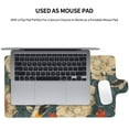 thumbnail image 3 of Pobuds Leather Laptop Sleeve, Padded Case, Thin Portable, Versatile Bag - Compatible with 13 inch laptops or MacBook Air Pro 13 inch 2016 or later - Vertical, Koi Fish Vintage Japanese (19), 3 of 5