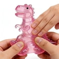 thumbnail image 2 of Dinosaur Squeeze Stress Relief Toy, Ultra-Soft Fabric Emotional Healing Stress Relief Toy, Lifelike Details Cozy Companion for Home, Office, Bedroom & Relaxation Spaces, Pink, 2 of 5