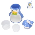 thumbnail image 2 of Manual Ice Shaver,  Blue Portable Hand Crank Ice Crusher ABS Safe  with Container for Living Room, 2 of 8