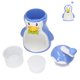 thumbnail image 1 of Máquina de hielo raspado ABS forma de pingüino azul hogar portátil Manual máquina para hacer conos de nieve con contenedor accesorios de cocina, 1 of 5