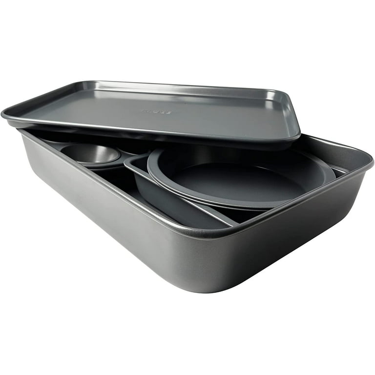 Elbee Baking Non Stick Durable Silicone Loaf Pans Set, Thick Steel Rei -  Elbee Home