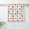 thumbnail image 5 of KLL Strawberry Ultra Absorbent & Soft Hand Towels for Bath, Hand, Face, Gym and Spa-27.5x16in, 5 of 7