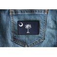 thumbnail image 3 of Patch, Embroidered Patch (Iron-On or Sew-On), Historical State of South Carolina Flag Patch, 3" x 2", 3 of 4