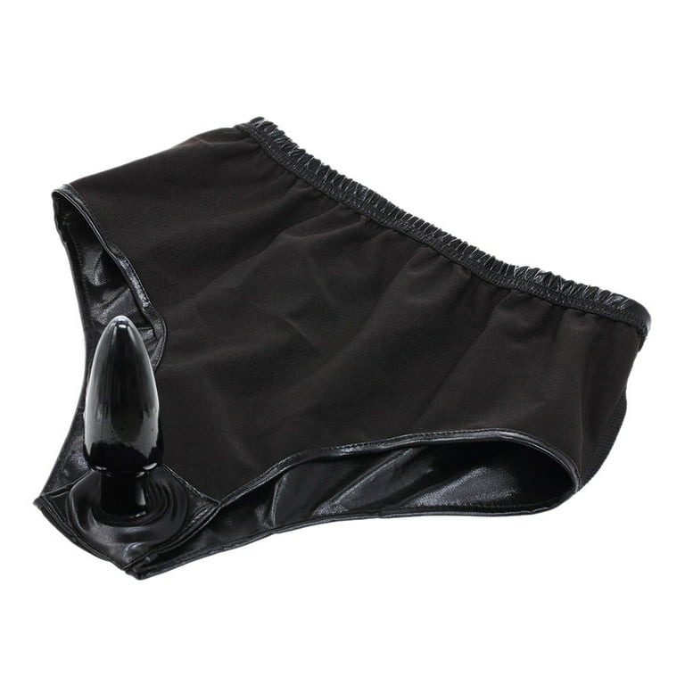 Latex Panties Women Erotic Underwear Panties Vibration Latex