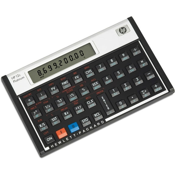HP 12C Platinum Financial Calculator (Algebraic or RPN)
