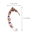 thumbnail image 5 of CIMAXIC 2pcs Elegant Rhinestone Ear Bone Clips Luxurious Ear Buckles Ear Jewelry,3.15"X1.26"X0.2", 5 of 5